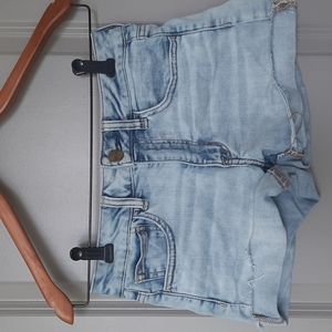 American Eagle Light Wash Denim Shorts